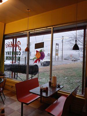 Welcome  to Jackie's Country Kitchen                                                 Snowing in Clarksville, Tennessee "2022"  ATM machine!