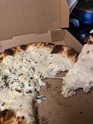 Medium White Pizza