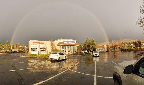 Rainbow in Northern Nevada!