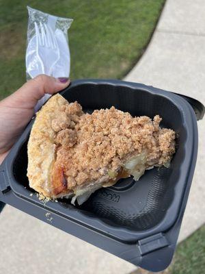 Apple pie was yummy