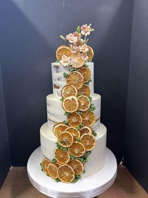 Fall wedding cake