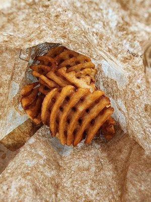 Waffle fries