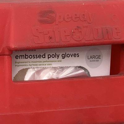 Speedway has gloves for car cleaning!