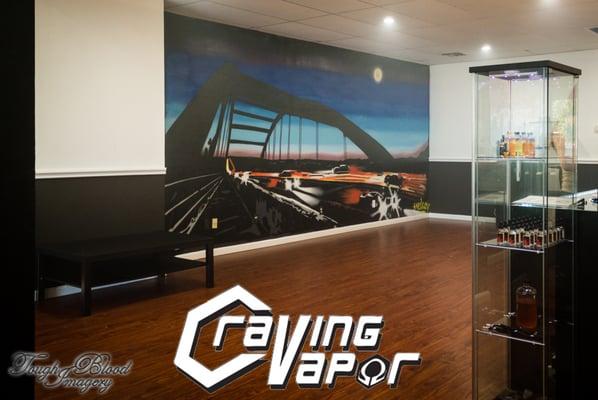 Craving Vapor new lounge area.