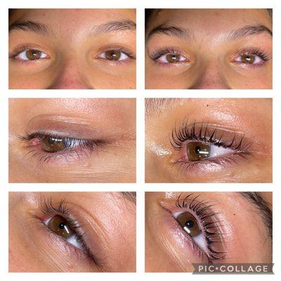 Get beautiful natural lashes with a Lash Lift & Tint service!