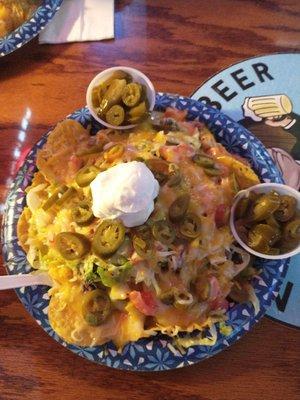 Nachos with brisket