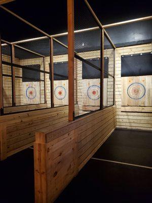 Axe Throwing Bays