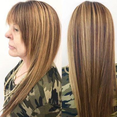 Balayage Highlight/Cut/Keratin/Style