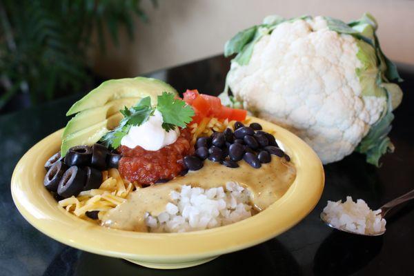 Yumm! Bowl, sub cauliflower rice