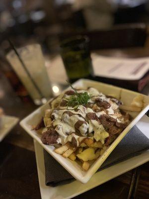 Poutine fries.