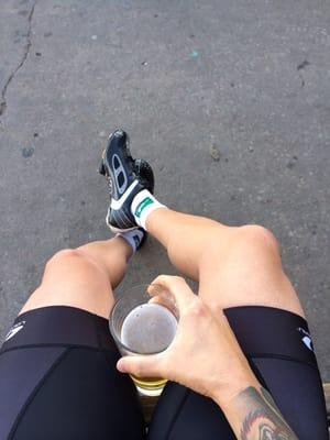 Post ride brew