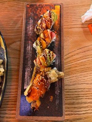 Crazy spider roll