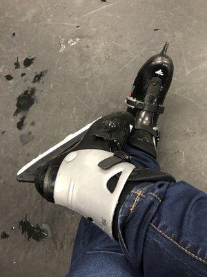 Worst rental skates of all time.