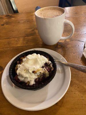 Almond Mocha and Cobbler