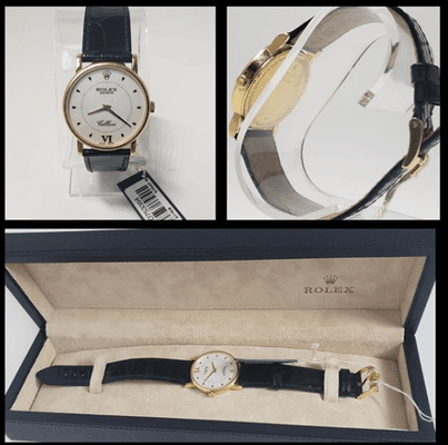 Rolex Cellini Classic 5115. This watch features a solid 18K Yellow Gold case & 18K Yellow Gold Buckle.  2005 ~ Stop on by before its gone!