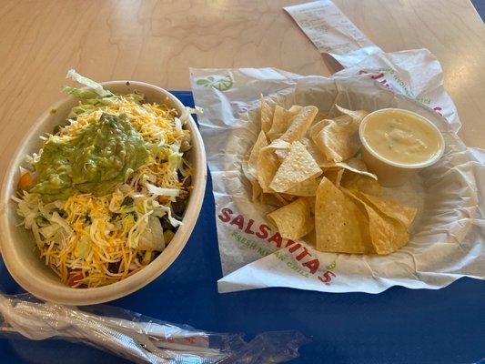 Steak bowl combo