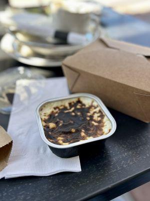 Burnt top rice pudding