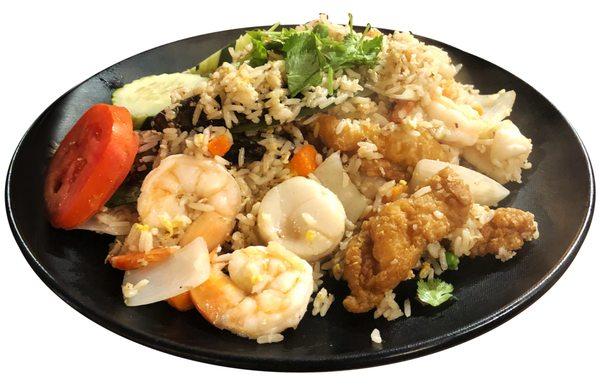 Seafood fried rice