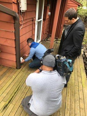 Jason Knowles and abc7 team with Air Flows Chicago