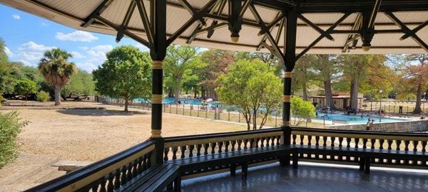 Pool view from Gazebo