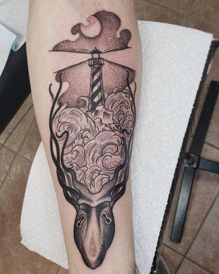 Black Moth Tattoo and Gallery