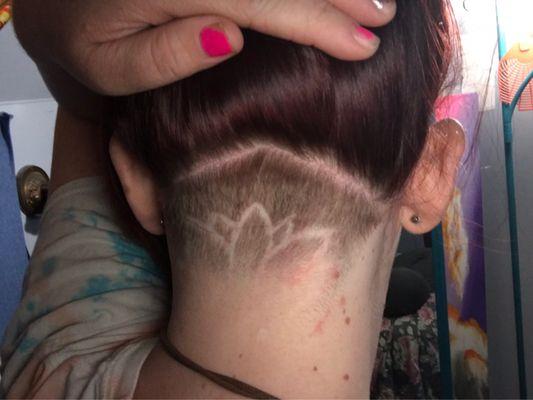 Dope undercut. I get red easily so don't blame them for the redness haha