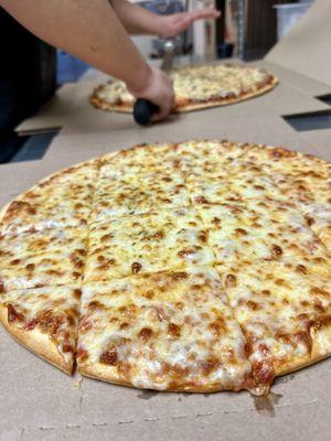 Thin Crust Cheese Pizza