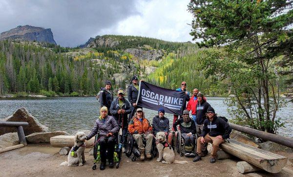 Oscar Mike crew at Bear Lake in RMNP