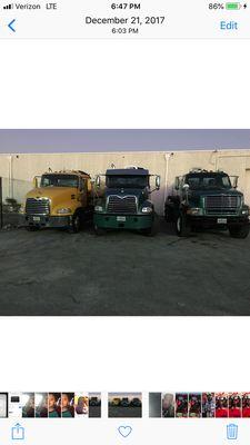 Three (3) truck fleet