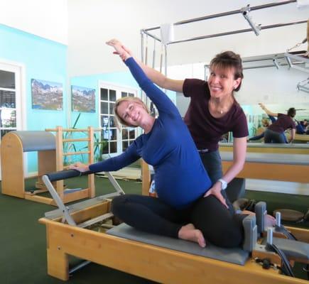 Mermaid Stretch on the Reformer