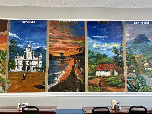 Mural of Latin American Landscapes