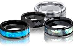 Mens Tungsten Carbide Rings