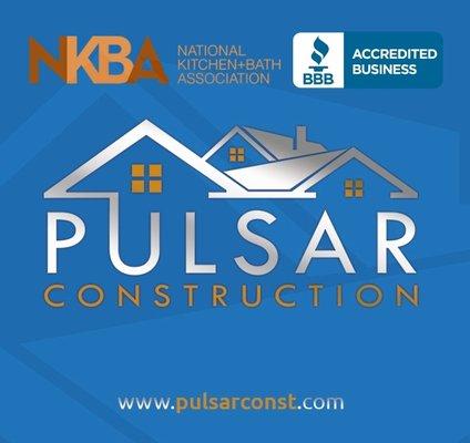 Pulsar Construction Inc. is a member of the National Kitchen and Bathroom Association. CSLB - Licensed. Bonded and Insured. Custom Remodel.