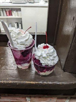 Blueberry Sundaes