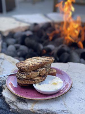 Grilled Sourdough w/ Salted Butter