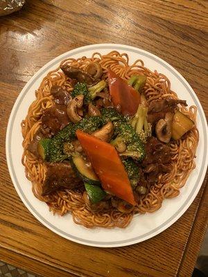 Beef Pan Fried Noodle