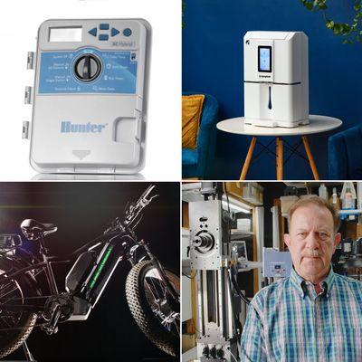 Collage of Ravelle Media product photo and videos including Hunter Industries, Aquaphant, UltraTRX, and Priest Tools