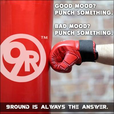 Nothing better than punching bags!