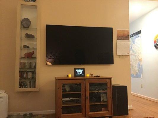 TV as installed