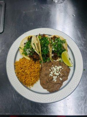 Platillo de tacos