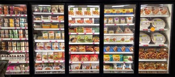 Frozen foods section