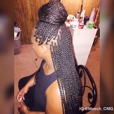 Senegalese Twist, A twist from root to end