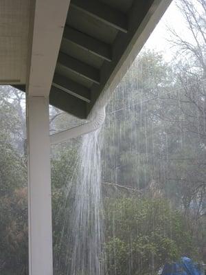 If your gutters are simply not removing water from your home and foundation, we can help!