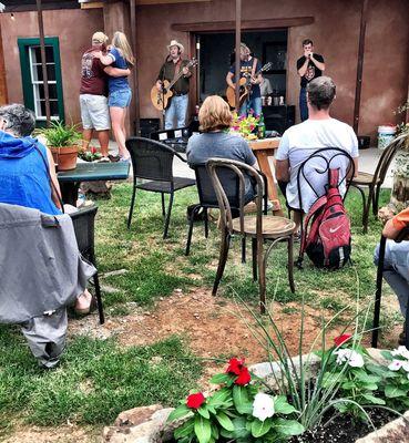 Live music at The Ritchey Wine Saloon and Beer Garden. Photo by Eden Hinshaw.