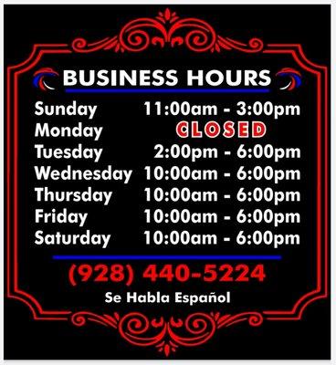 Business Hours