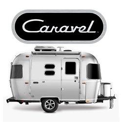 Airstream Caravel travel trailer at Airstream of South Florida, on I-75 at exit 141 in Fort Myers, Florida.