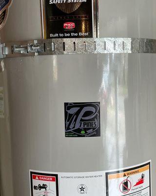 Water heater install