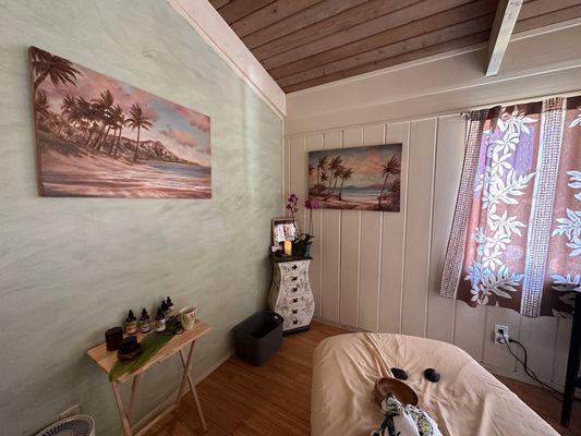 Massage Room in main lobby house.