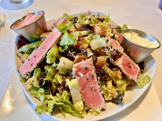 -Ahi Tuna Salad, delicious with plenty of tuna