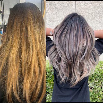 Blonde silver and cut by MiMi